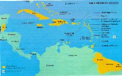 Map of CARICOM Member States