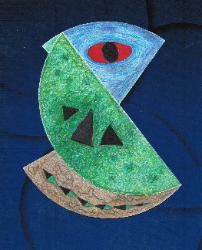 The Twisted Circle - Painting by Raven Mendonza Sister Barbara's Form II Student